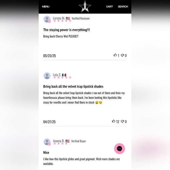 NIB❤️‍🔥"Pink Messiah" SOLD OUT🔥Jeffree Star Velvet Trap 💄LAST 1 - Picture 6 of 9